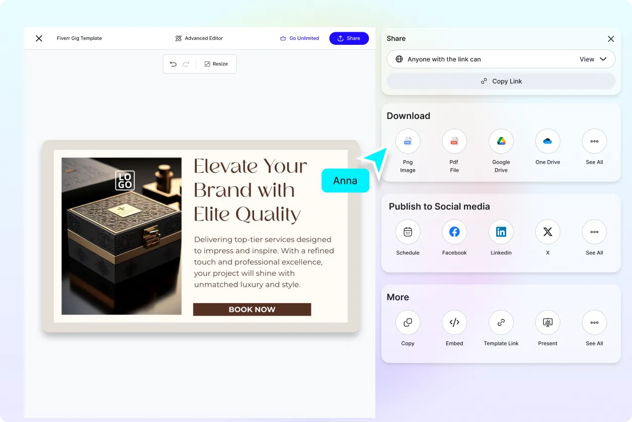 Free AI Fiverr Gig Generator Create Gig Images Online [ No Signup ]